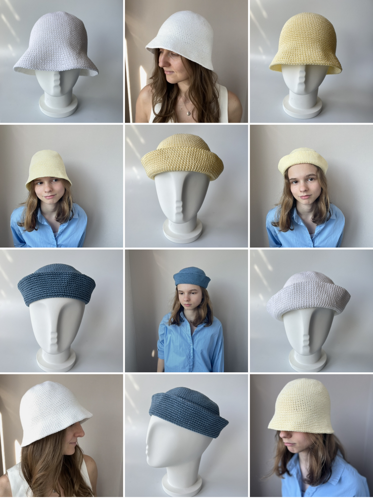 панама "Летняя" и "Морячка" описание по вязанию