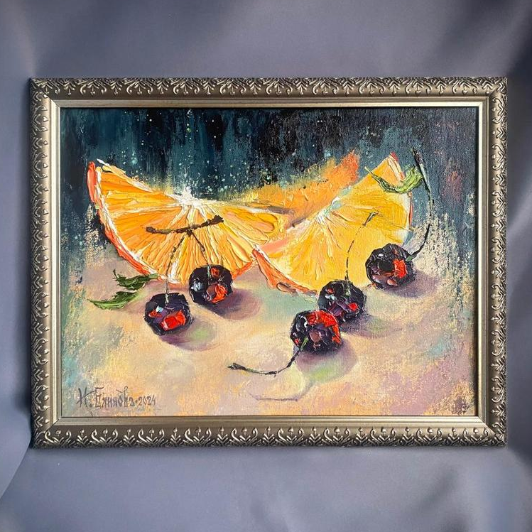 CHERRIES AND ORANGE