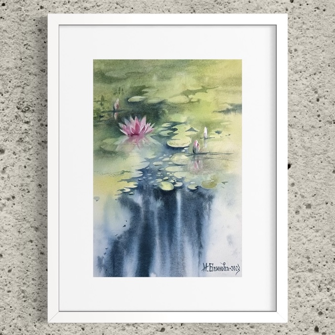 РОЗОВЫЕ НИМФЕИ