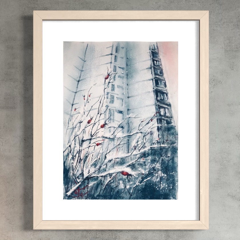 ПЕРВЫЙ СНЕГ В ЯНВАРЕ