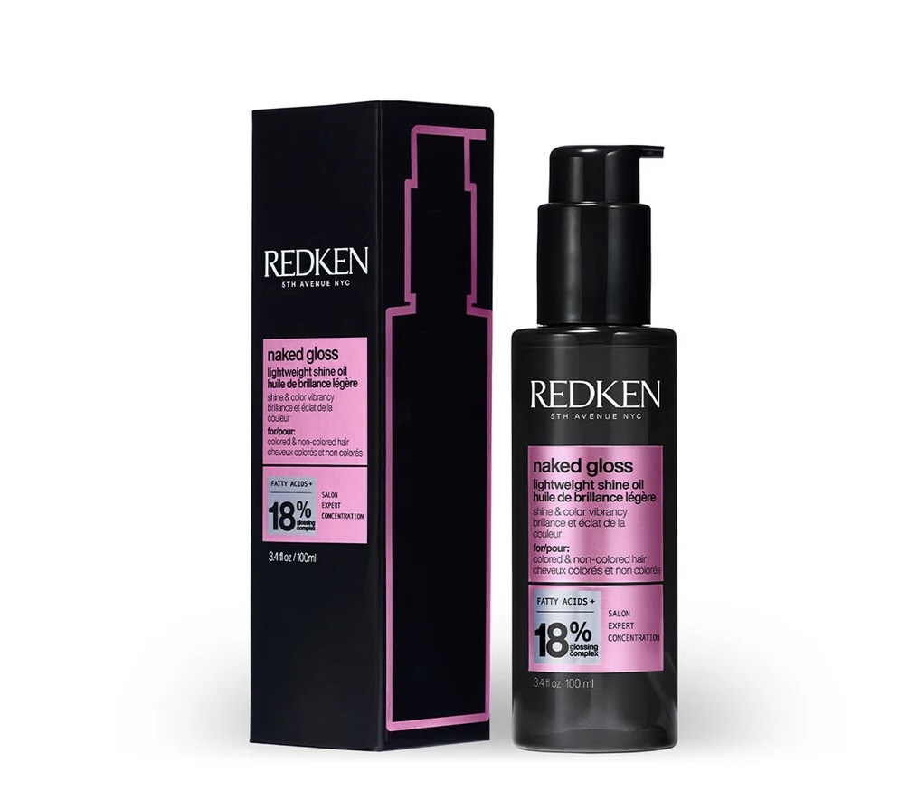 NEW! REDKEN Naked Gloss lightweight shine Oil Масло-блекс  100мл