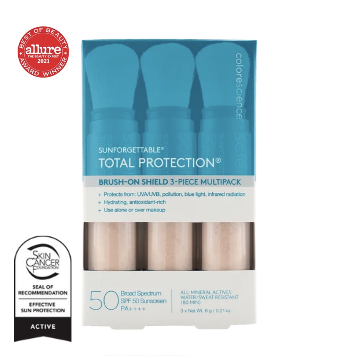 Набор Sunforgettable Total Protection Brush-on Shield SPF 50 (мультипак)