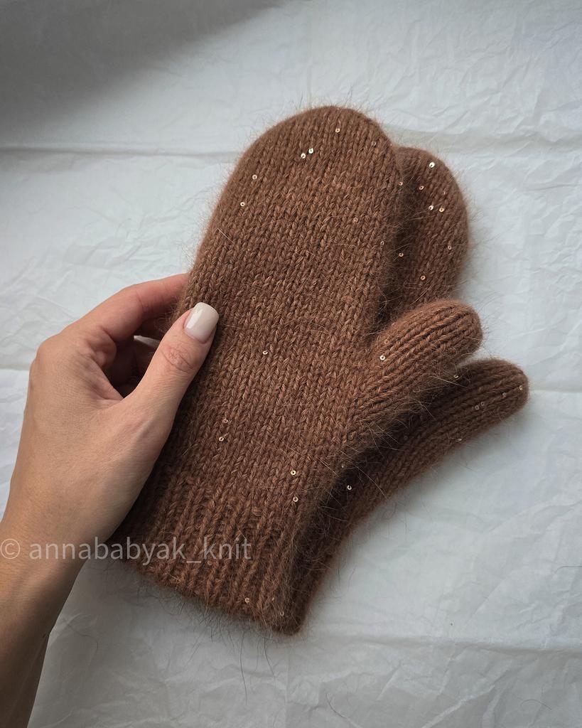 Мастер-класс "Варежки двойные вывернушки"