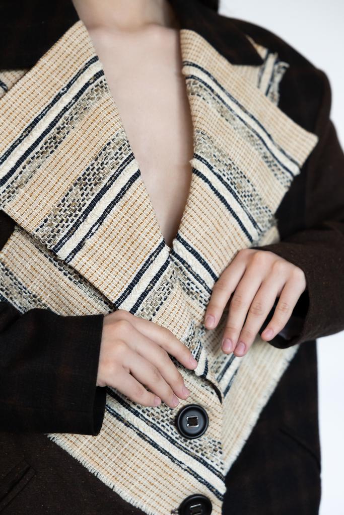 Жакет лоскут FW520022