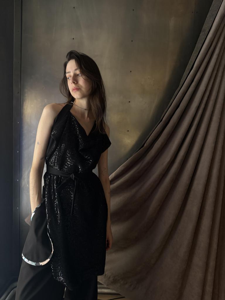 Баска с драпировкой