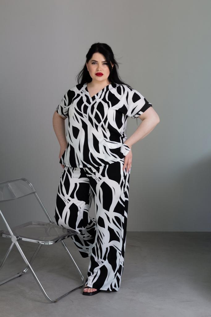 Брюки палаццо зебра (под заказ), в наличии 4 шт