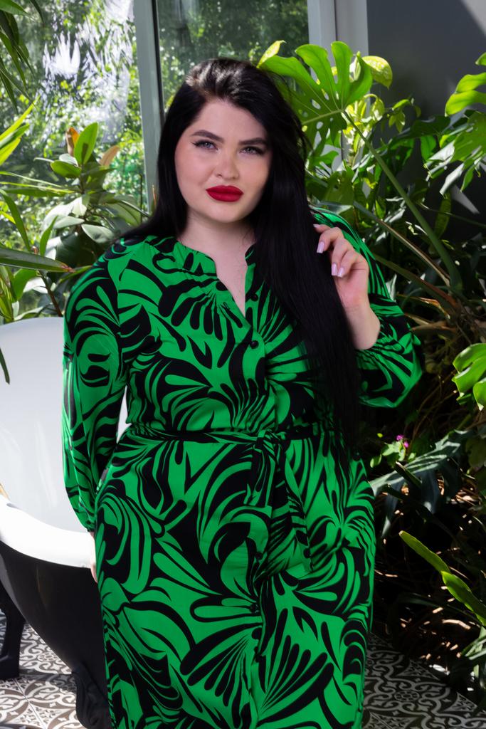 Платье макси зеленое (под заказ), в наличии 4 шт