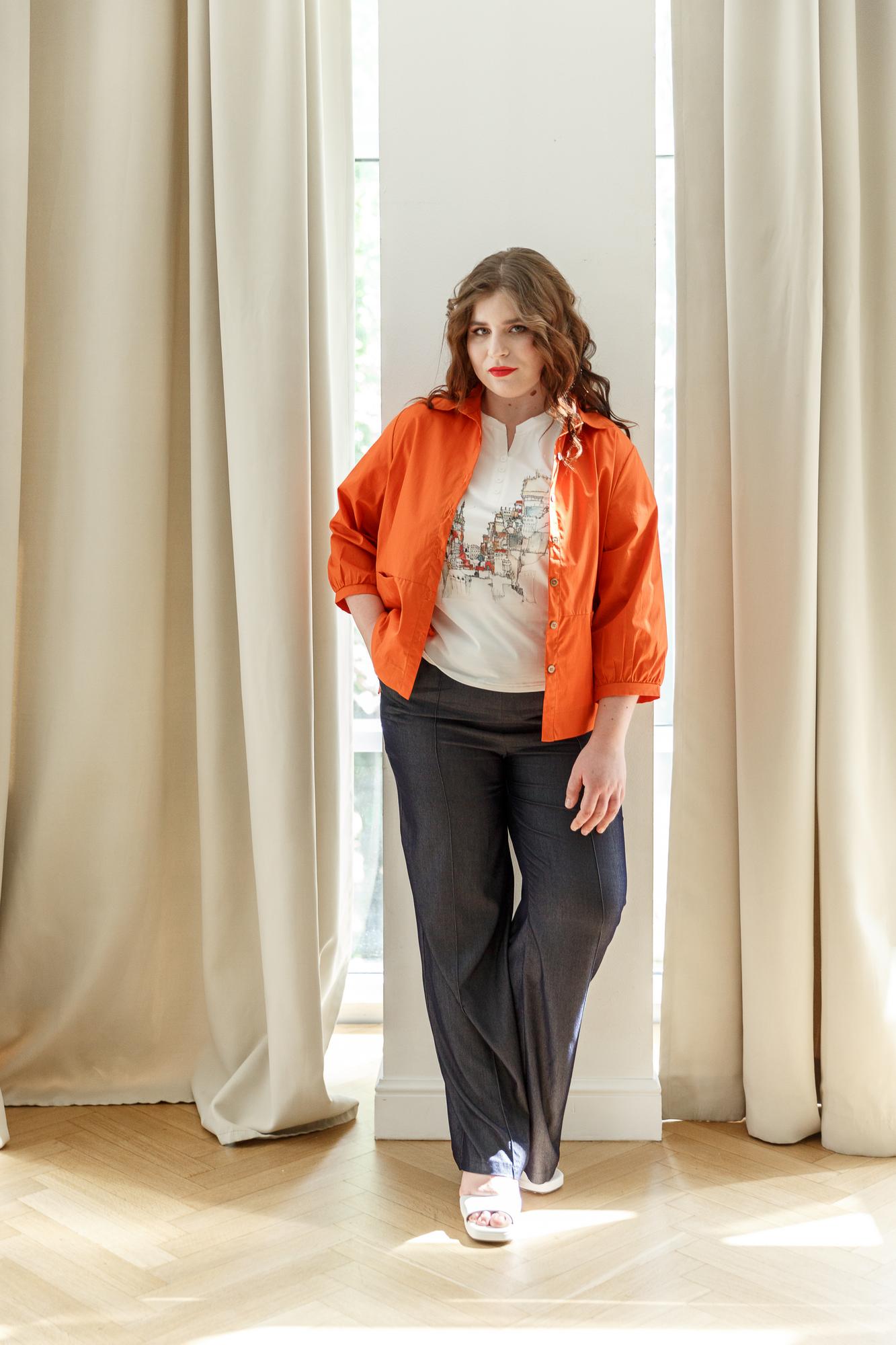 Летняя куртка оранжевая (под заказ), в наличии 4 шт