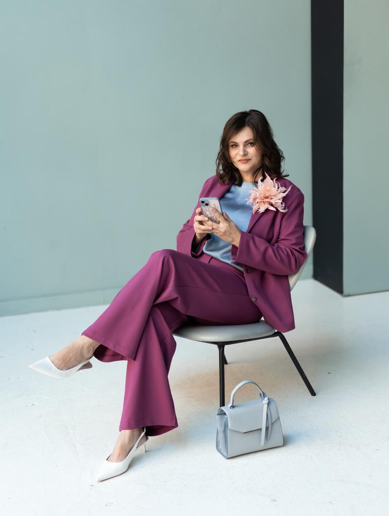 Костюм приталенного кроя Rose (под заказ), в наличии 1 шт