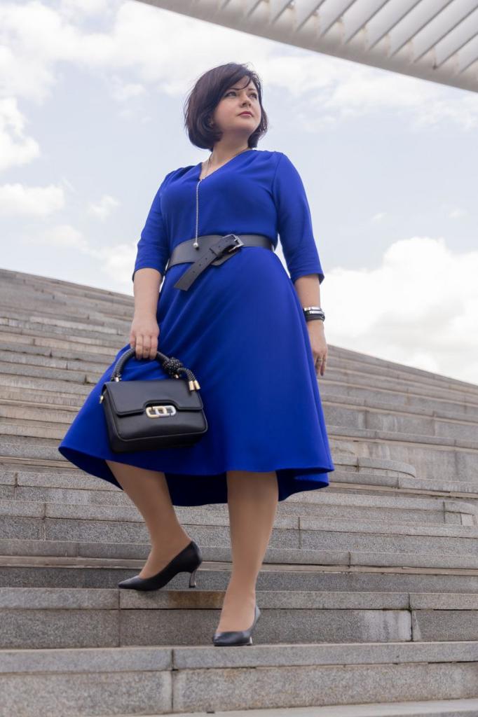 Платье Кобальт (под заказ),в наличии  4 шт