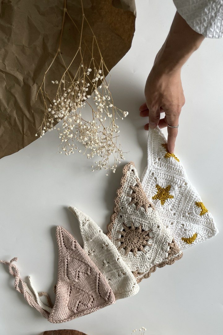 Вязаные косынки