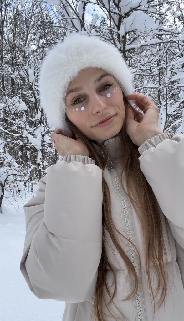 МК Пушистая повязка «Снегурочка»