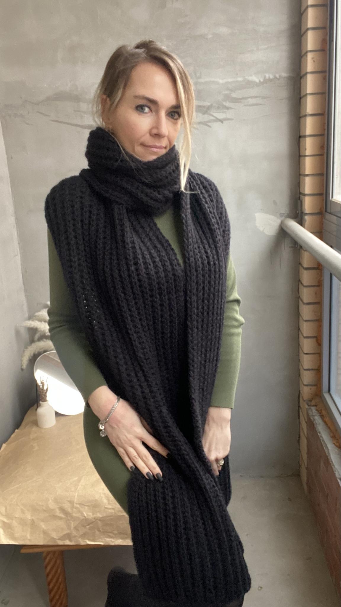 Мастер-класс ШАРФ ПУХЛЯШ