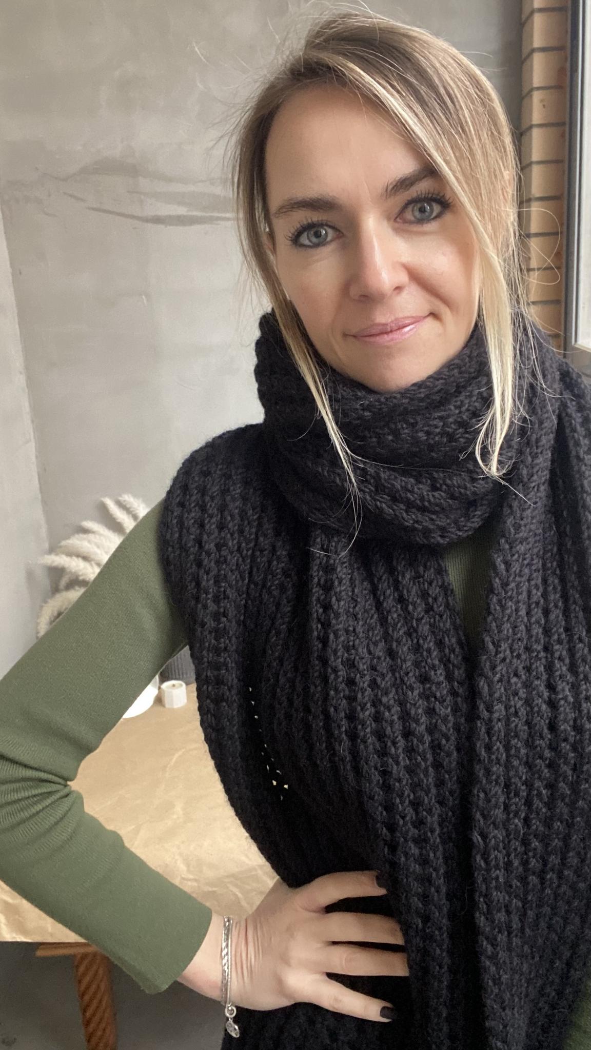 Мастер-класс ШАРФ ПУХЛЯШ