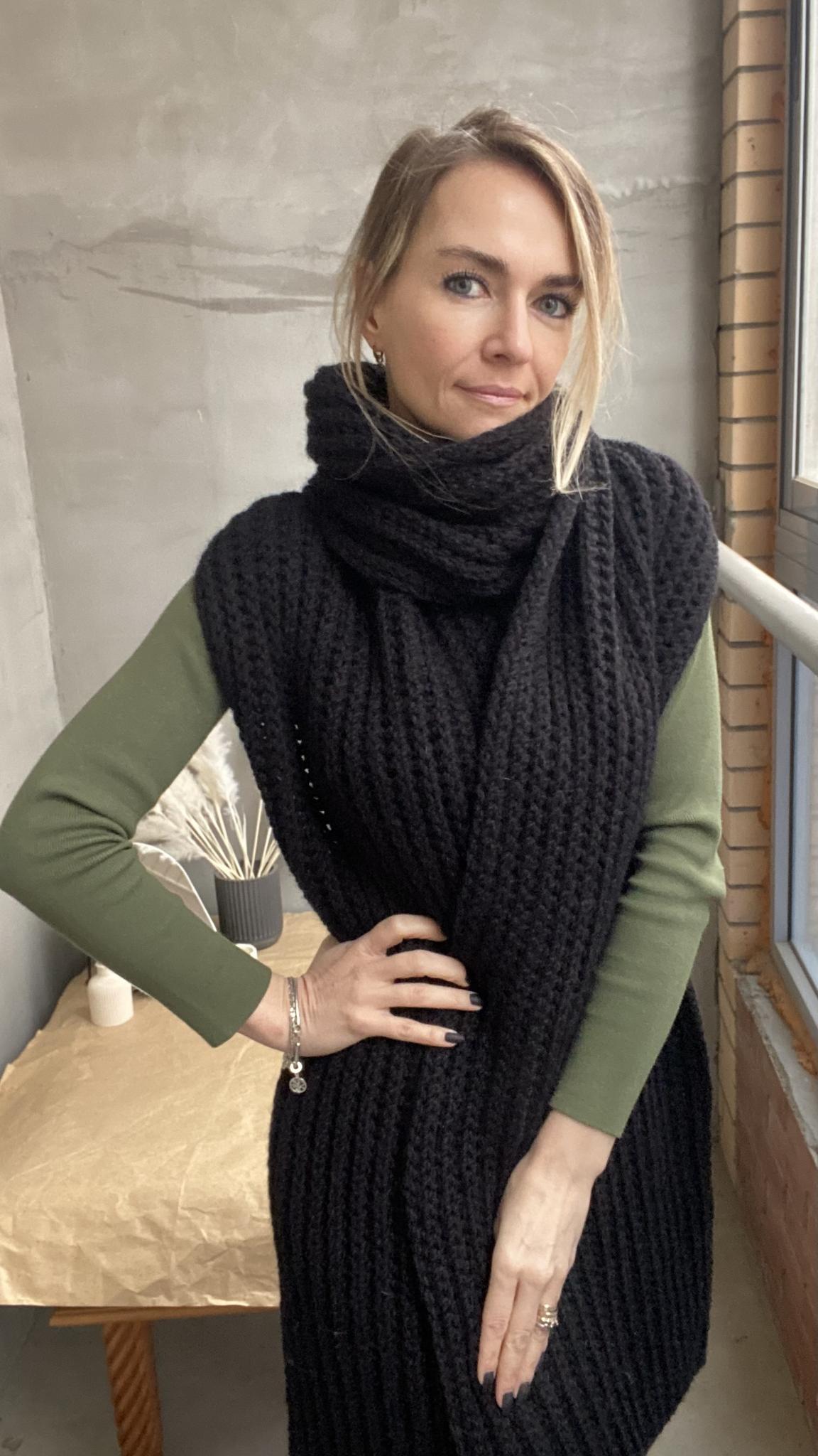 Мастер-класс ШАРФ ПУХЛЯШ