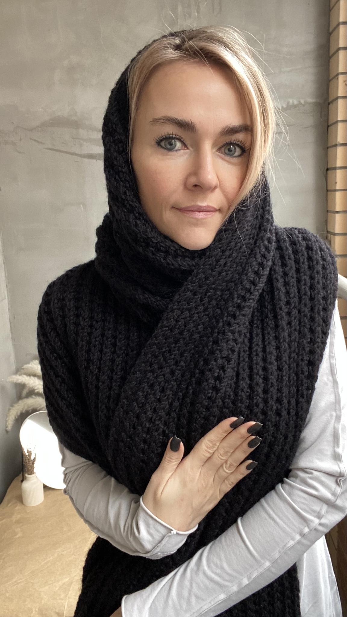 Мастер-класс ШАРФ ПУХЛЯШ