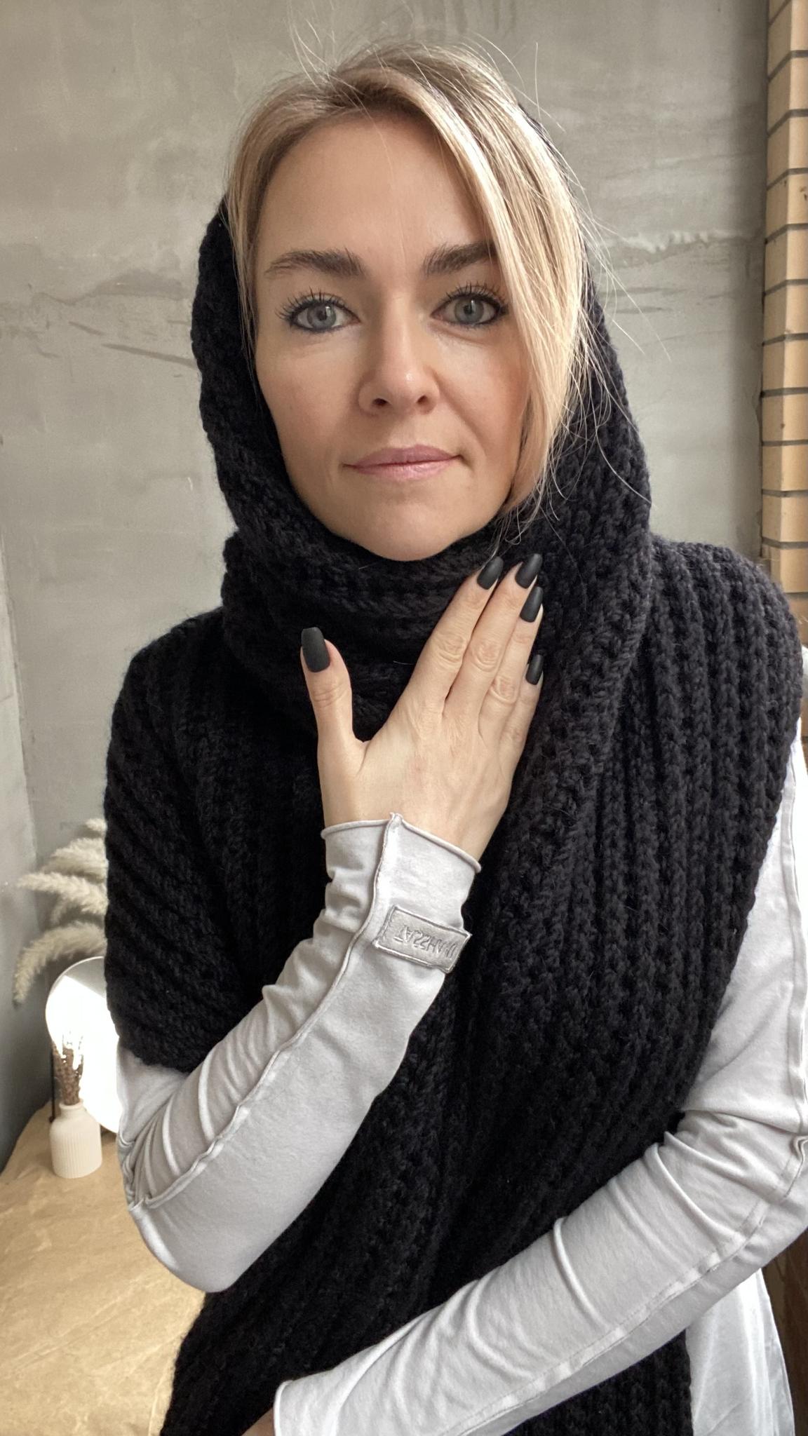 Мастер-класс ШАРФ ПУХЛЯШ