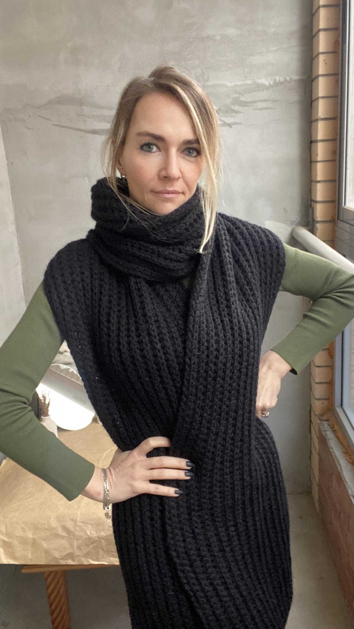 Мастер-класс ШАРФ ПУХЛЯШ