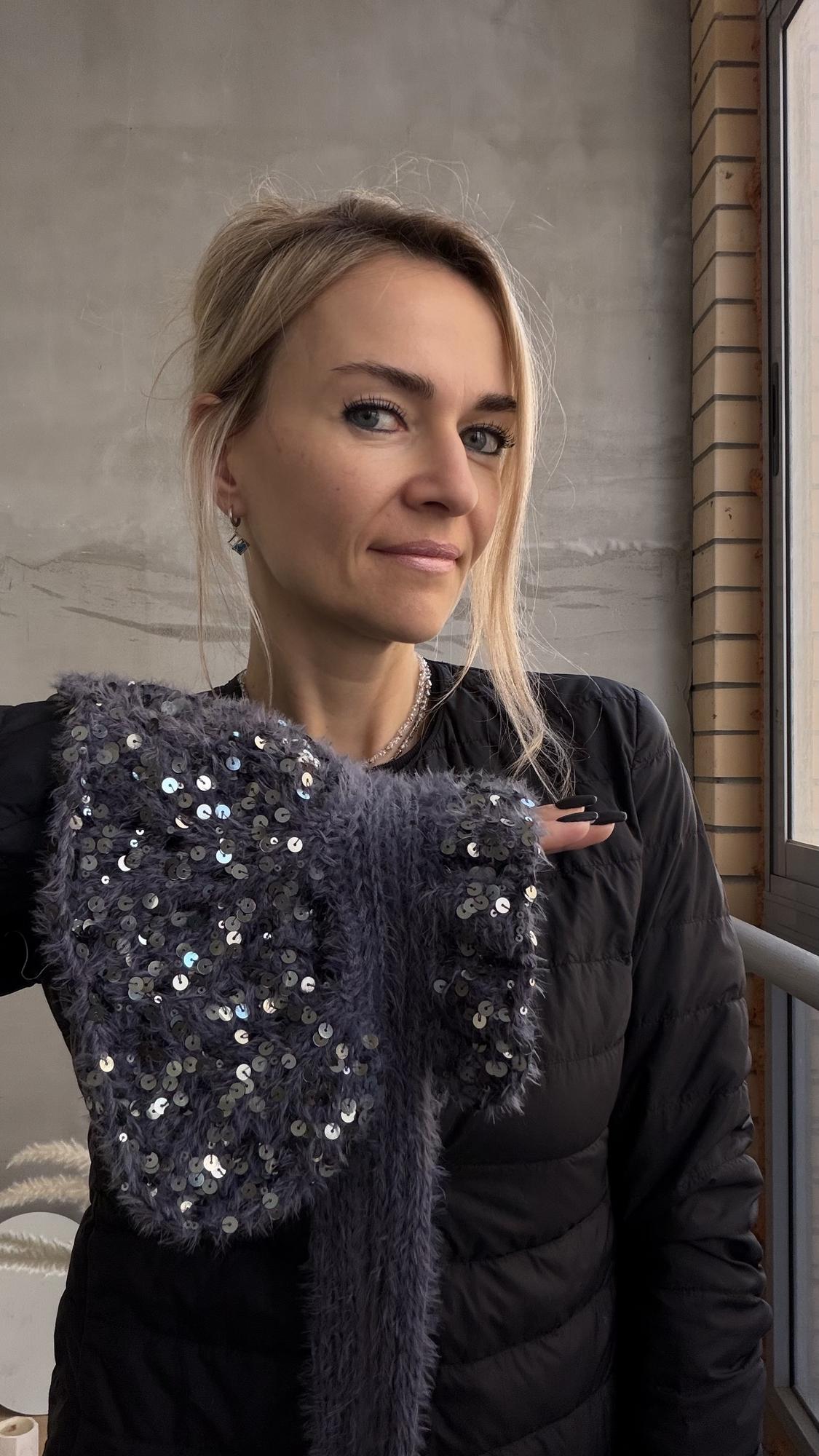 Мастер-класс ВОРОТНИЧОК МЕРЦАНИЕ