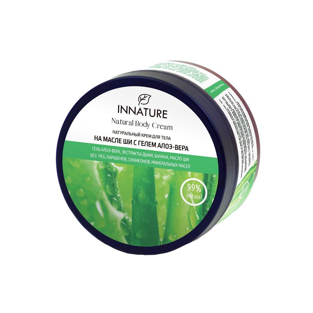 Крем для тела на масле ши с гелем алоэ-вера, Innature