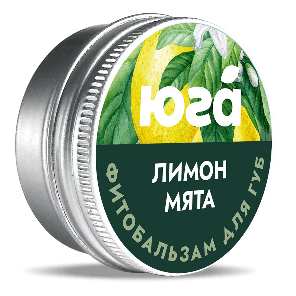 Фитобальзам для губ "Мята и лимон", Юга
