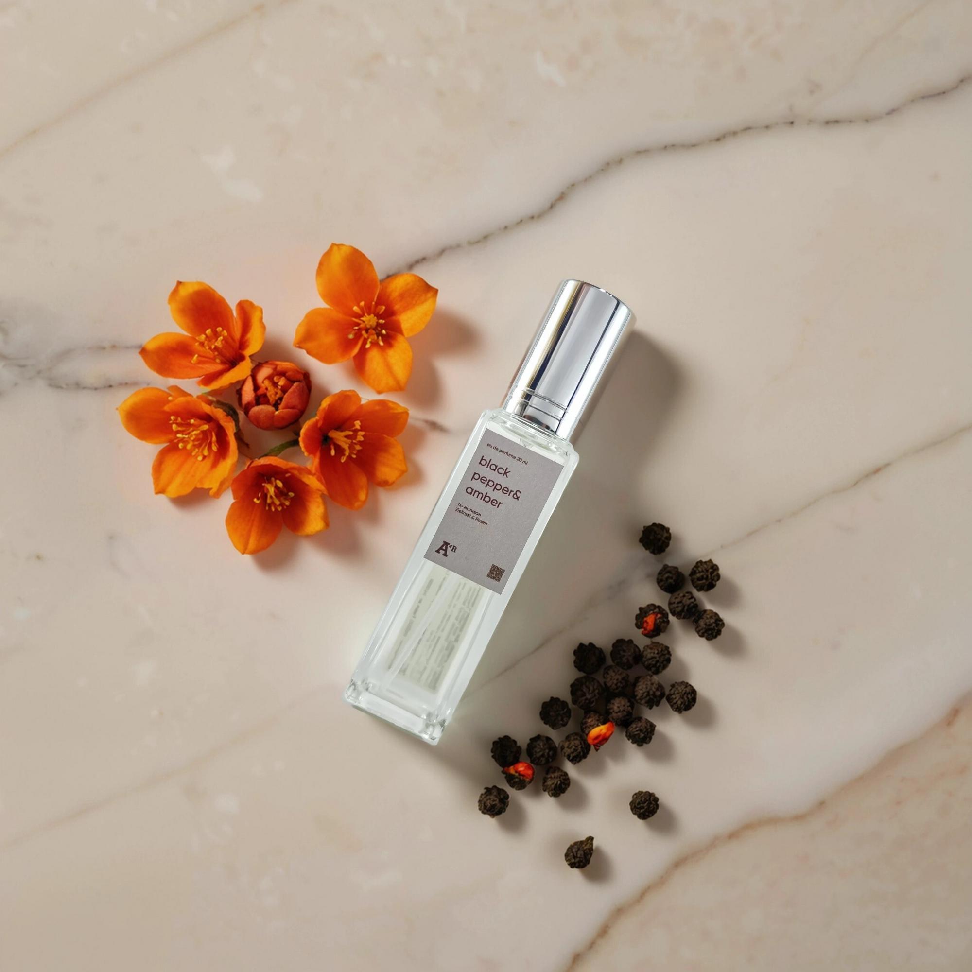 Black pepper & amber, Aromat