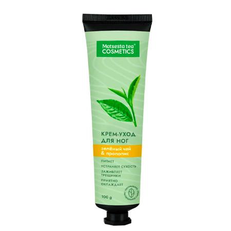 Крем-уход для ног «Зеленый чай и прополис»  , Matsesta Tea Cosmetics