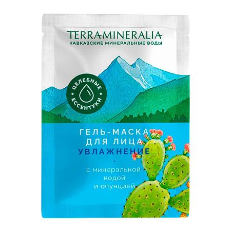 Гель-маска для лица «Увлажнение» с минеральной водой и опунцией, TERRAMINERALIA