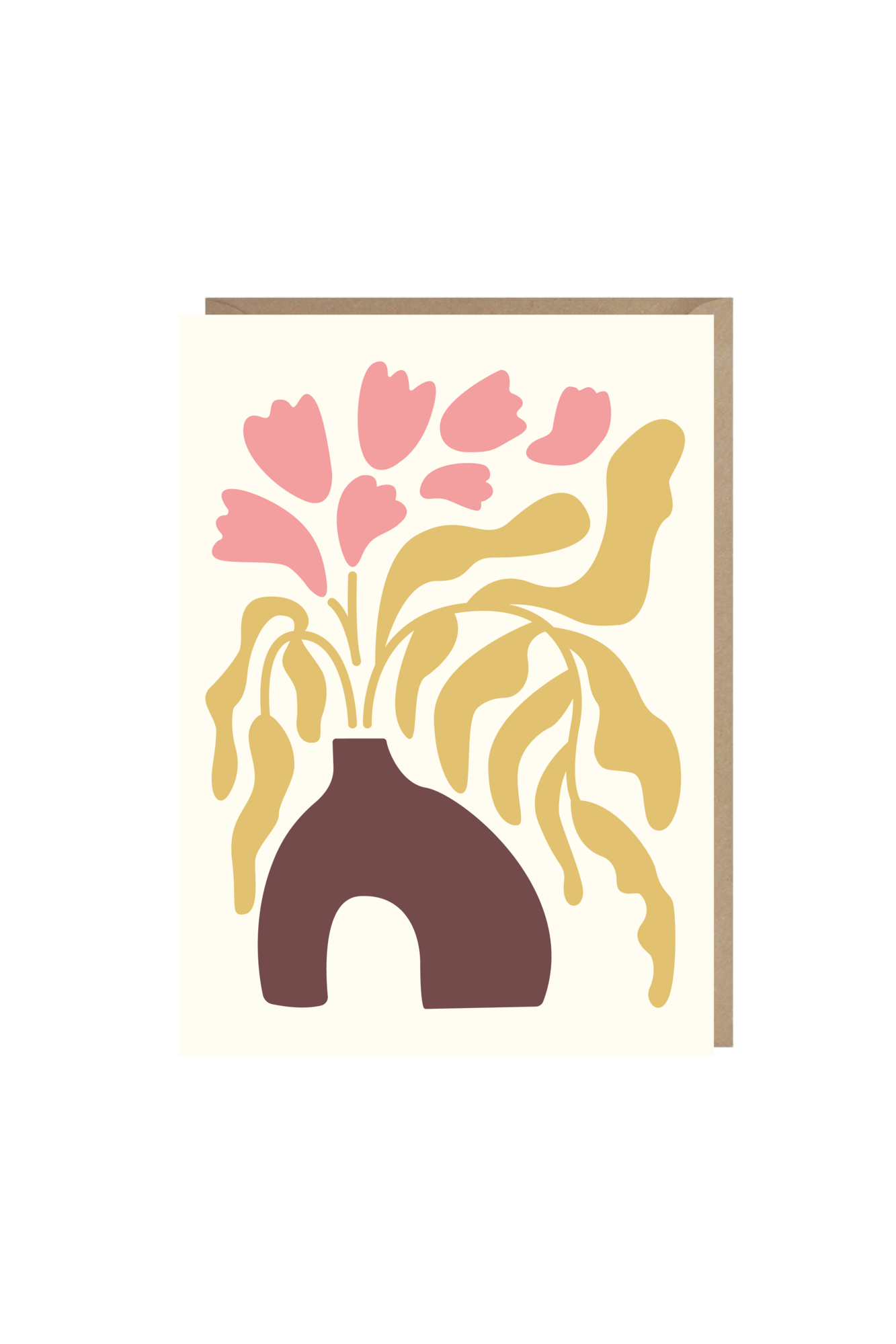 открытка "тюльпаны в вазе"