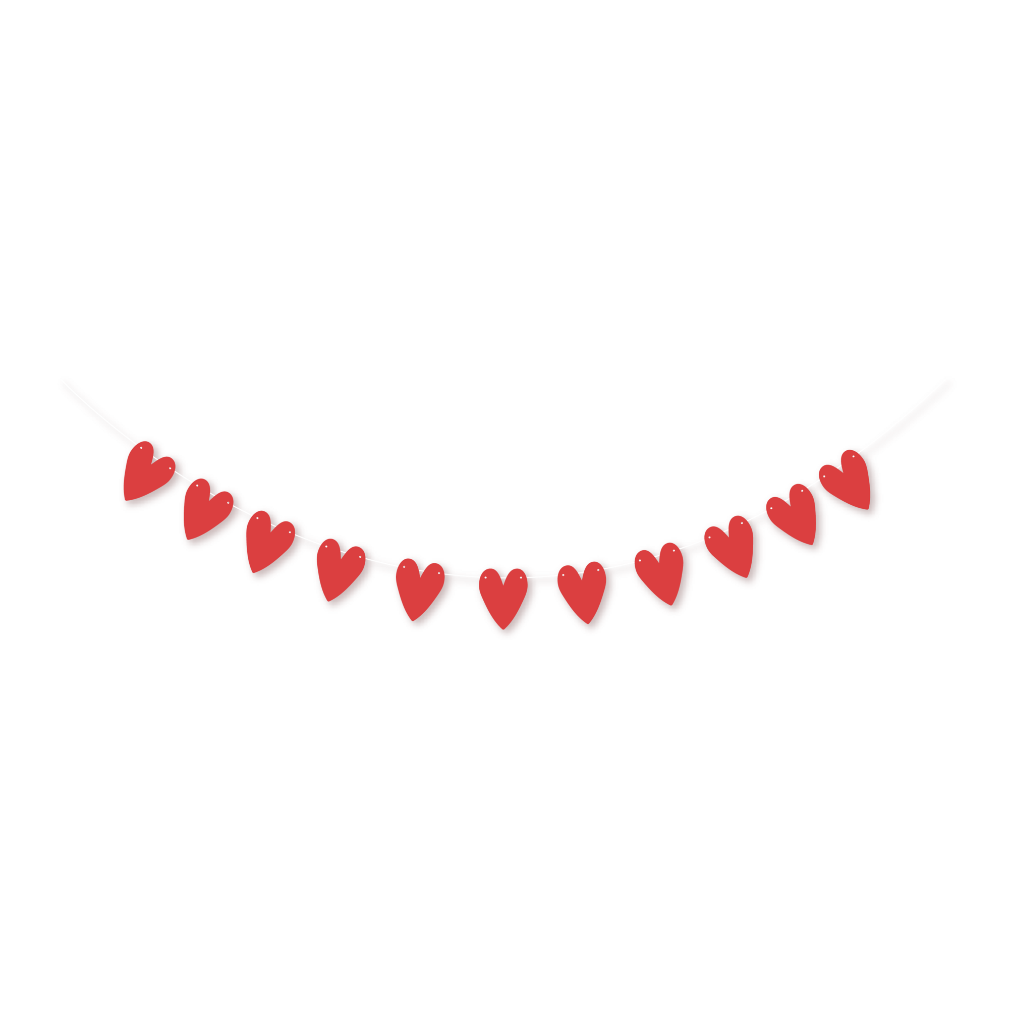 гирлянда "сердечки"