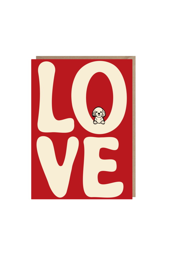 открытка "love"