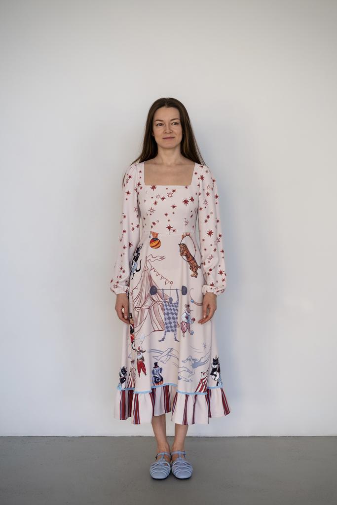 Платье цирк