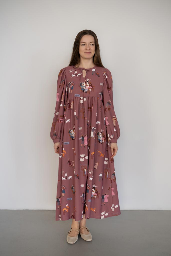 Платье деревня