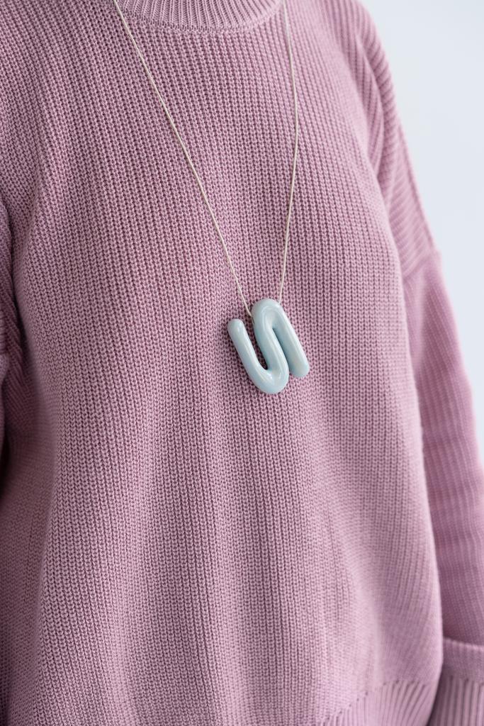 Подвеска голубая N