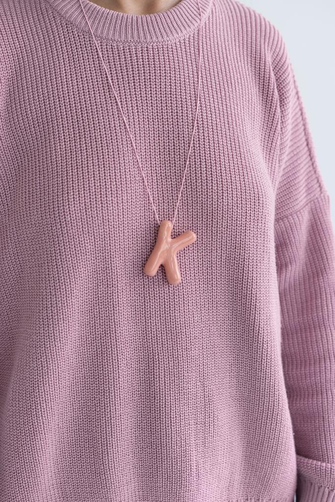 Подвеска розовая К