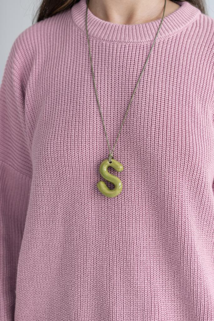 Подвеска оливковая S