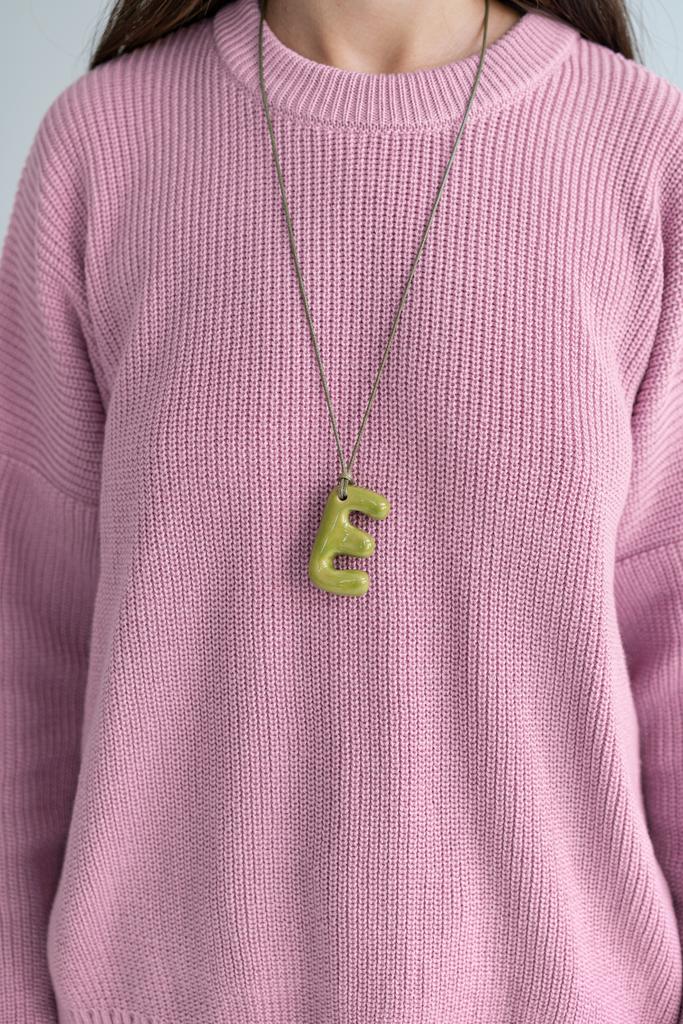 Подвеска оливковая Е