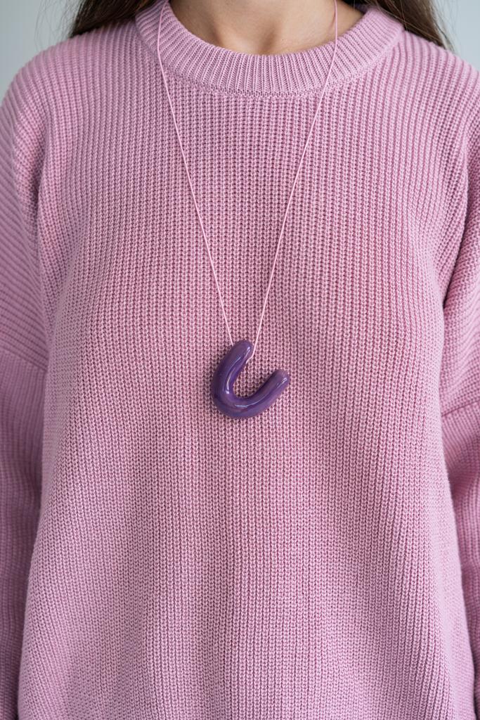 Подвеска фиолетовая U