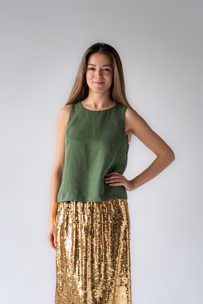 Топ зеленый