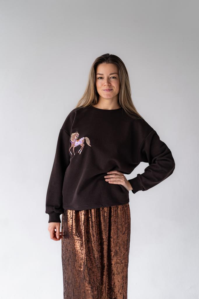 Свитшот шоколадный