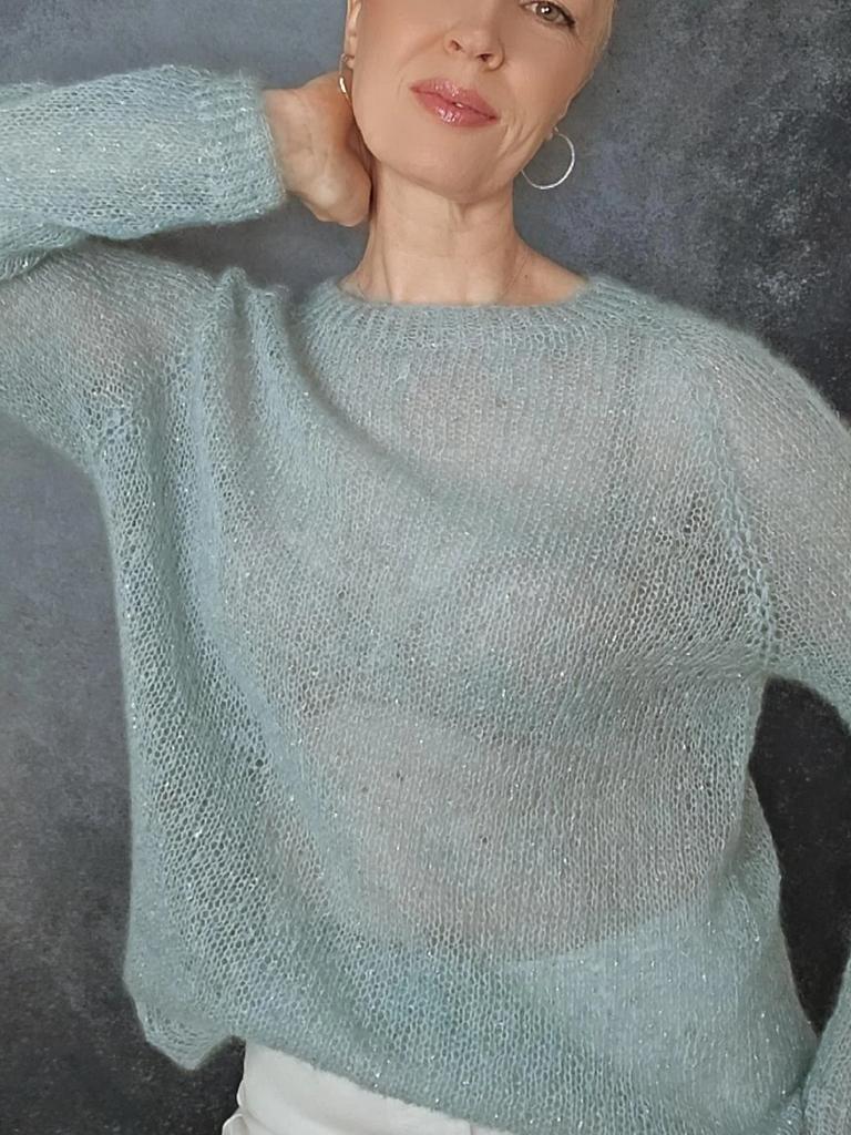 Джемпер Afina морская волна