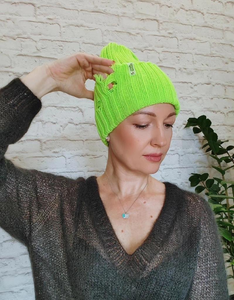 Рвань шапка из мериноса в наличии