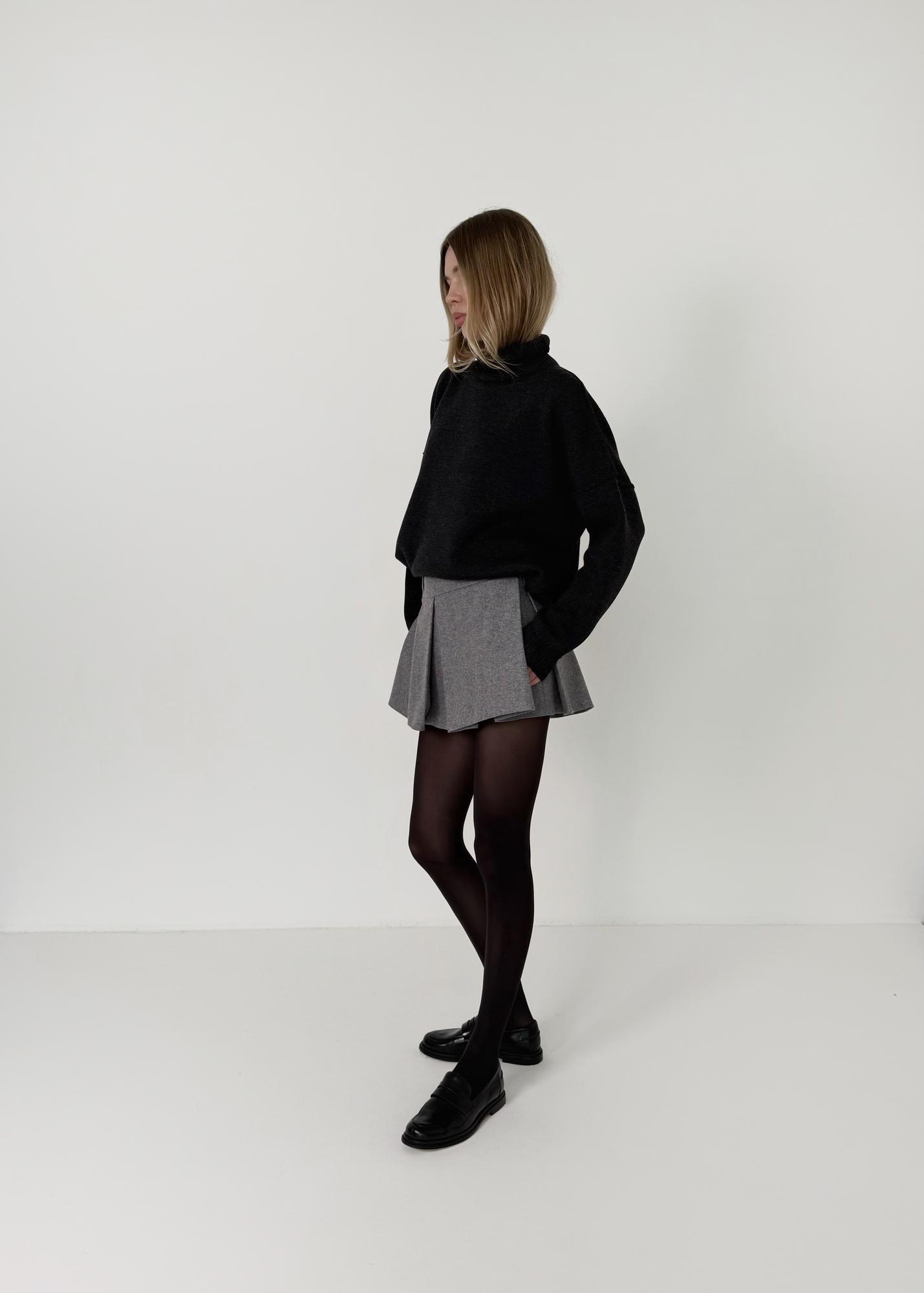 Юбка из шерсти