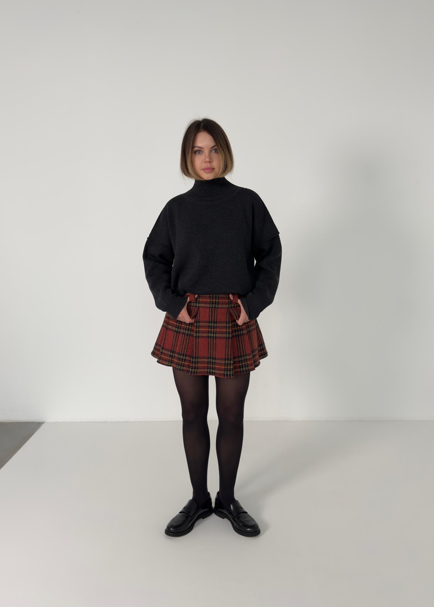 Юбка в клетку