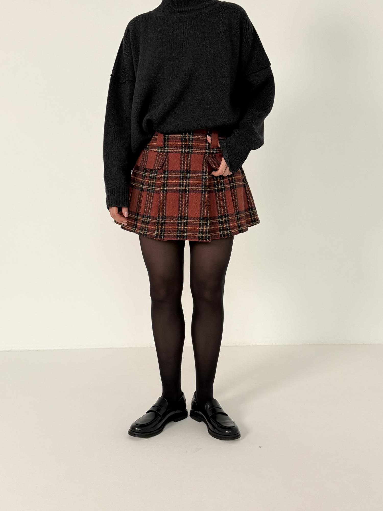 Юбка в клетку