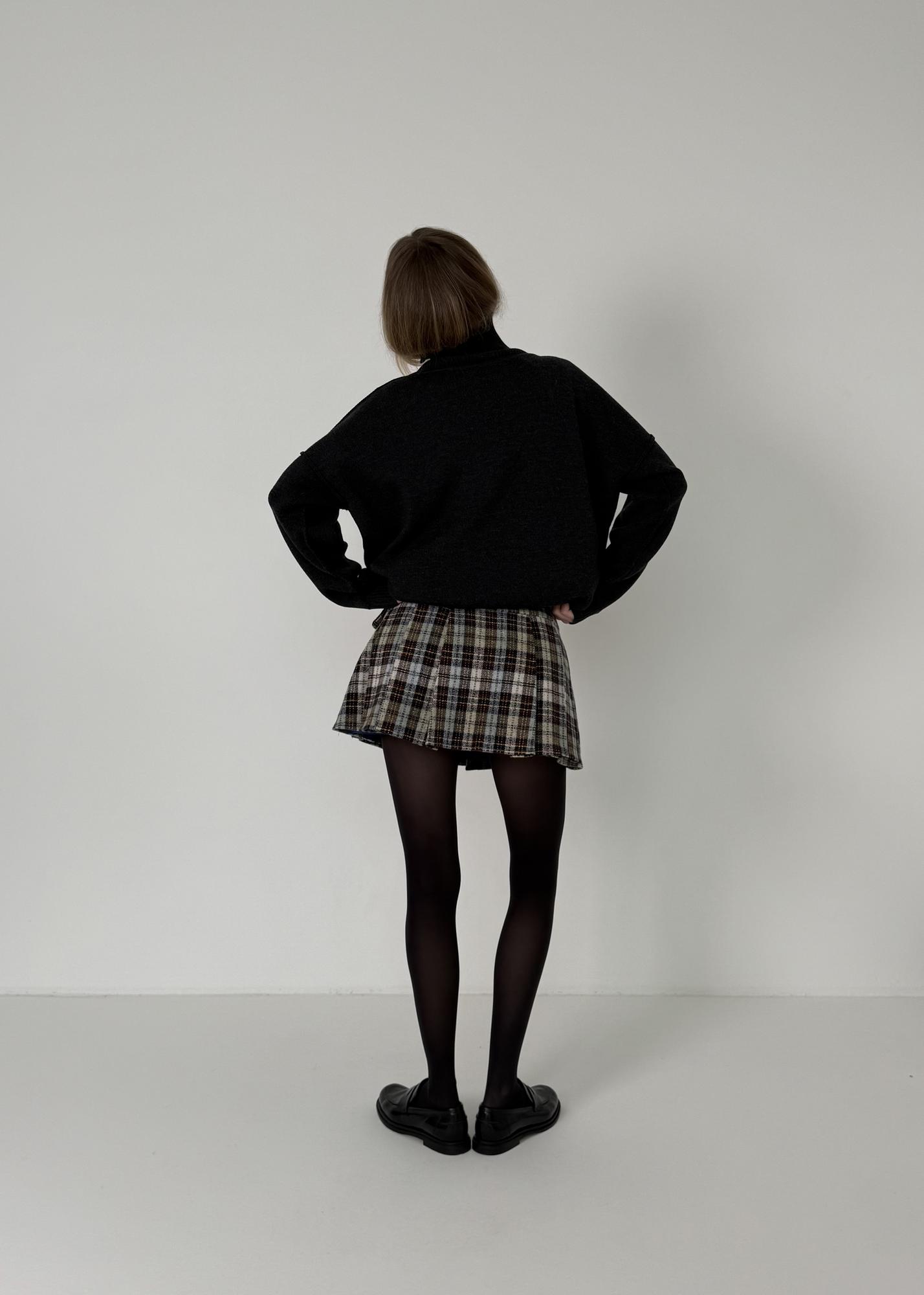 Юбка в клетку