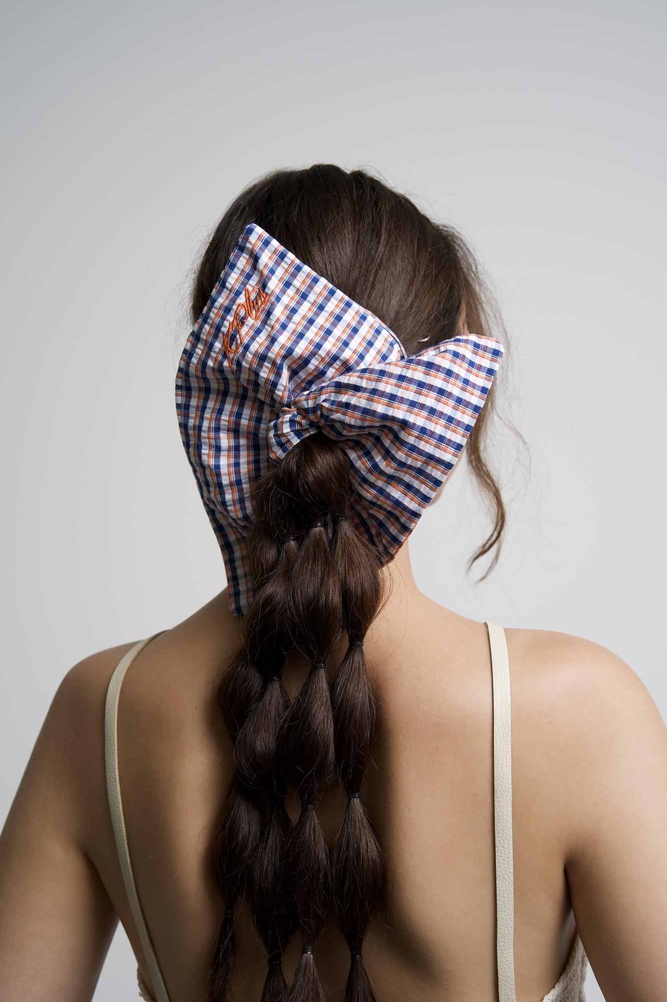Резинка для волос в клетку