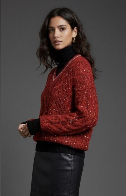 Мастер-класс с поддержкой по пуловеру Shine