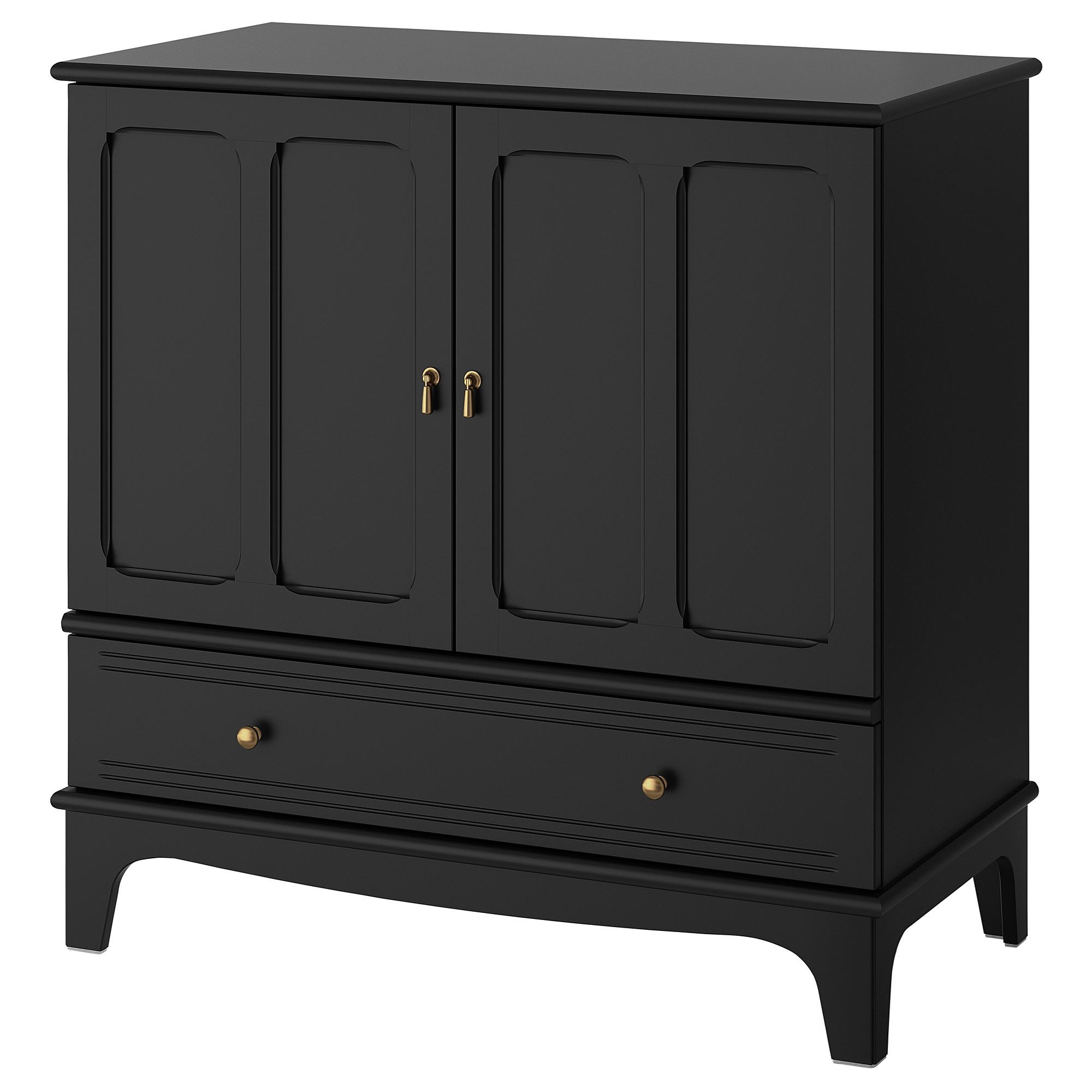 LOMMARP IKEA Шкаф, чёрный, 102x101 см