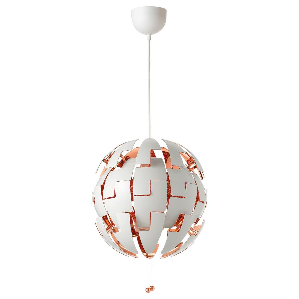 IKEA PS 2014 Подвесной светильник, белый/медный, 35 см